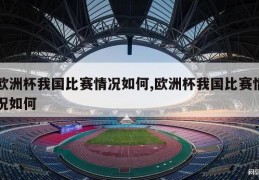 欧洲杯我国比赛情况如何,欧洲杯我国比赛情况如何