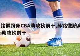 孙铭徽跻身CBA助攻榜前十,孙铭徽跻身cba助攻榜前十