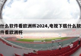 什么软件看欧洲杯2024,电视下载什么软件看欧洲杯