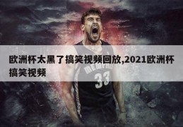 欧洲杯太黑了搞笑视频回放,2021欧洲杯搞笑视频