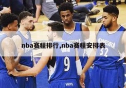 nba赛程排行,nba赛程安排表