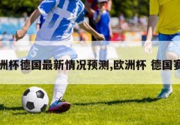 欧洲杯德国最新情况预测,欧洲杯 德国赛程