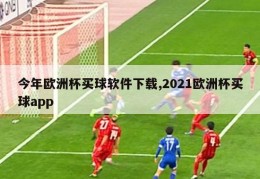 今年欧洲杯买球软件下载,2021欧洲杯买球app