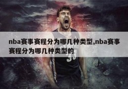 nba赛事赛程分为哪几种类型,nba赛事赛程分为哪几种类型的