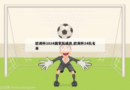 欧洲杯2024国家队成员,欧洲杯24队名单